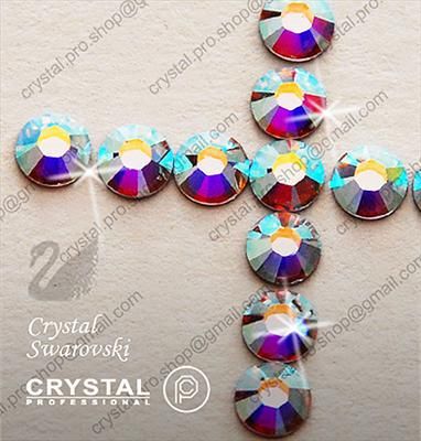   SWAROVSKI 5mm AB Crystal Clear 20ss Iron on Hot fix Rhinestones ss20