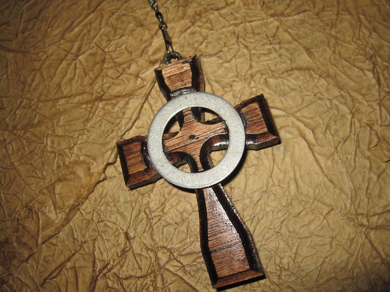 Boondock Saints inspired Irish Brother Cross on a chain  