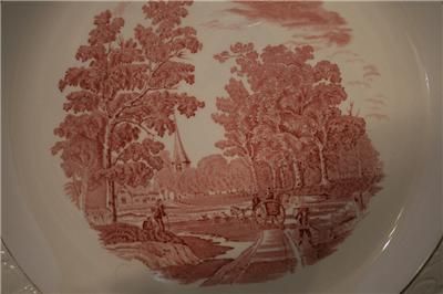 Royal Tudor Ware Barker Bros Dinner Plate Red Transfer  