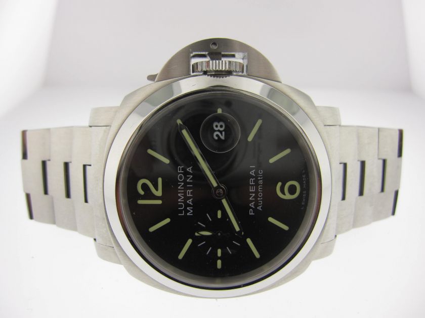 Panerai Luminor Marina Pam 299 M Automatic 44mm Stainless Steel Watch 