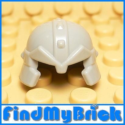 G029A Lego Dwarf Miner Helmet   Light Bluish Gray  