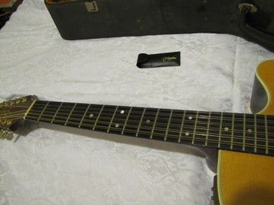 1985 TAKAMINE EF 400C EF400C ACOUSTIC ELECTRIC 12 STRING GUITAR W/CASE 