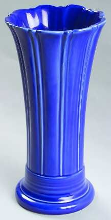 Homer Laughlin FIESTA SAPPHIRE BLUE Flared Vase 3403964  