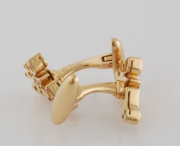 New Carrera Y Carrera 18K Giraffe Cuff Links  