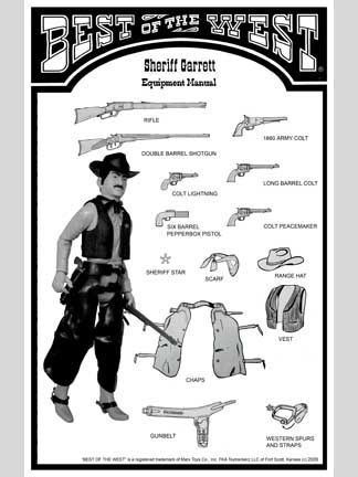 CXR Johnny West ~ BOTW Sheriff Garrett MIB ~ FREE Ship  