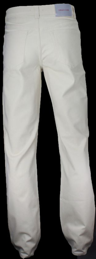 NEWT VERSACE LIGHT CREAM JEANS PANTS 100%AUTH 38  