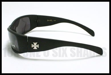 CHOPPERS Bike Rider Sunglasses Mens Shades Matte BLACK  