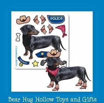 15 Make Your Own Dachshund Doxie Dog Stickers Favors  