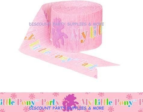 My Little Pony Crepe Streamer Party Supplies   New  