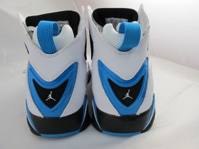 NEW MENS JORDAN TRUE FLIGHT 342964 142 WHITE/LAZER BLUE BLACK  