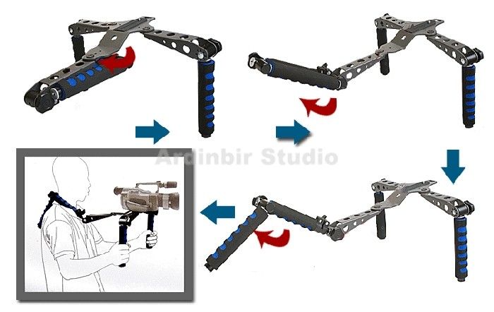 Shoulder Support Stabilizer Rig for Canon Sony Nikon Video Camera 