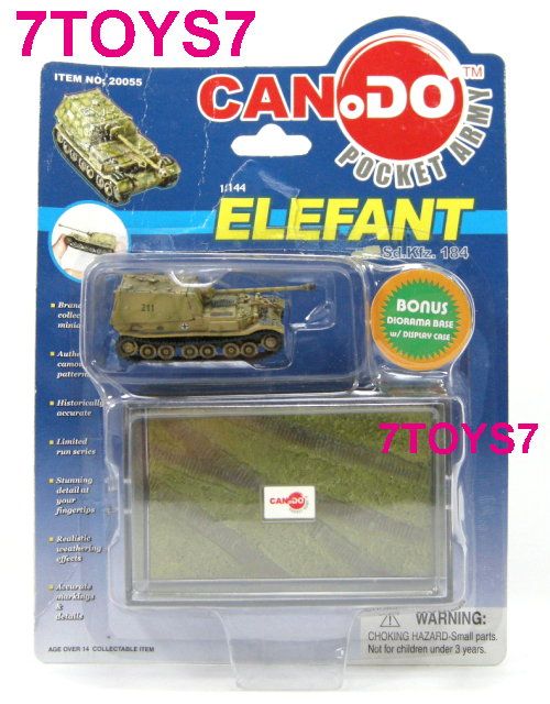 Cando 1/144 Elefant#3 Kompanie KurskTank Panzer Can.do CA003C  