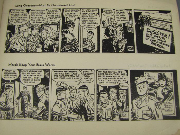 Vintage 1945 MALE CALL COMIC STRIP BOOK Milton Caniff  