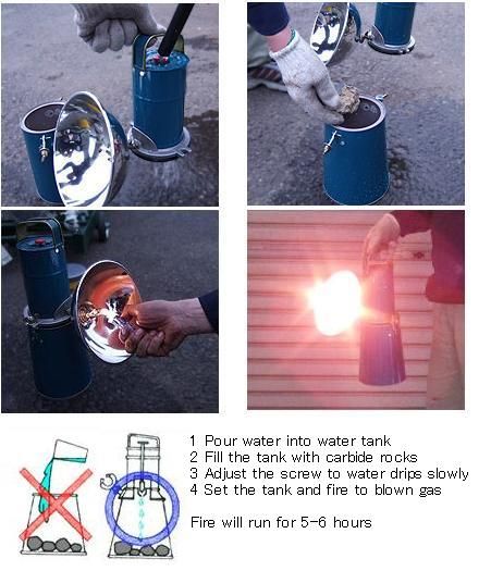 Carbide Acetylene Lamp  