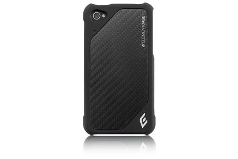 Element ION 4 w/(Screen Protector) iPhone 4/4S Case   Black w/Matte 