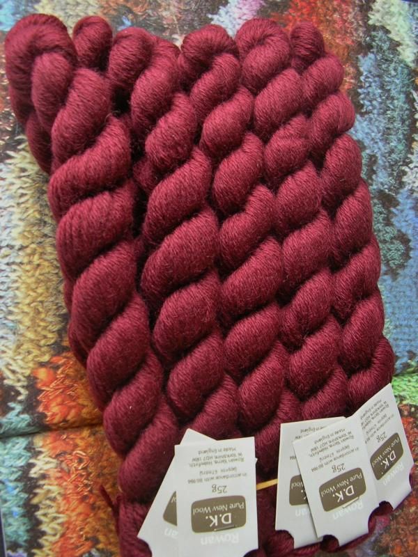 250g Vintage DK Rowan RUSSETT Shade 85 (10 x 25g) Pure New Wool hanks 