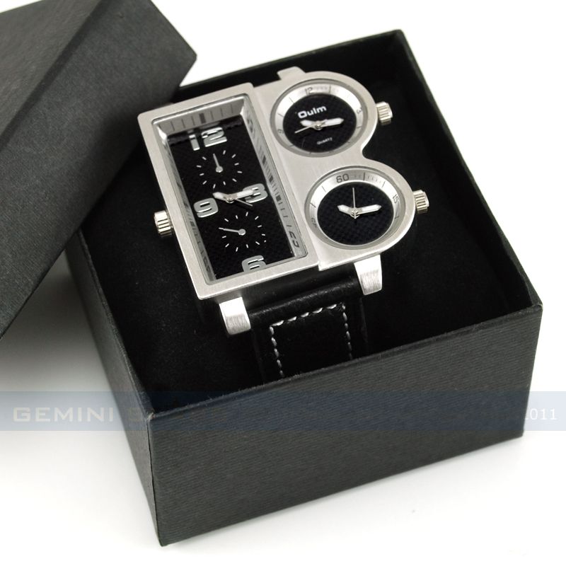 Oulm Pilot Business Men Triple Core Outdoor Sport Watch  