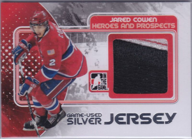 2010 11 HPJared Cowen Spokane Chiefs Silver Jersey /30  