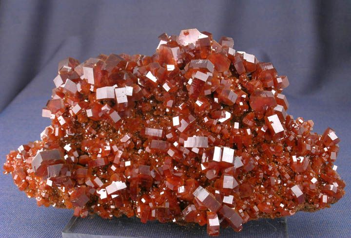 ABSOLUTELY PERFECT 5 INCH MUSEUM VANADINITE CRYSTAL GROUP, MIBLADEN 