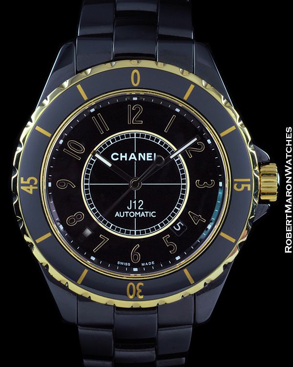 CHANEL J12 CERAMIC 18K AUDEMARS PIGUET AUTOMATIC MOVEMENT RARE  