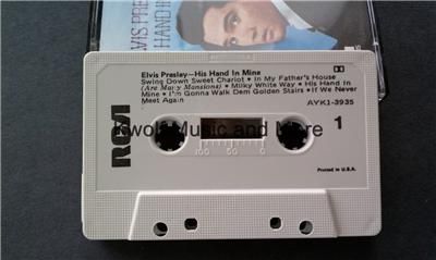 ELVIS PRESLEY His Hand In Mine (Cassette)  