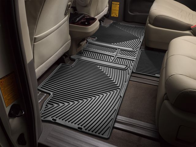   ® All Weather Floor Mats   Toyota Sienna   2011 2012   Black  