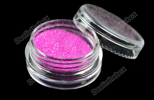 New Nail art 72 Pots 6 Kinds of Glitter Decoration Powder Crush Shell 