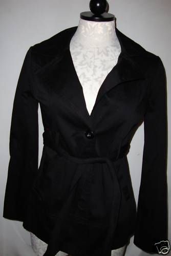 NWT Womens Grass Collection Black Jacket Size Small  