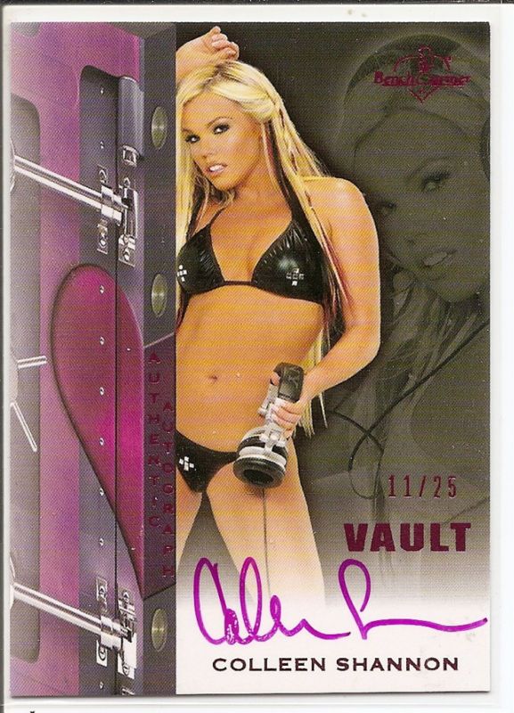 2010 Benchwarmer Vault COLLEEN SHANNON Pink AUTO 11/25  