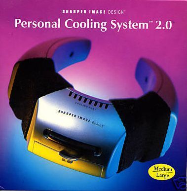 Sharper Image Personal Cooling System 2.0 Fits Large Sz  