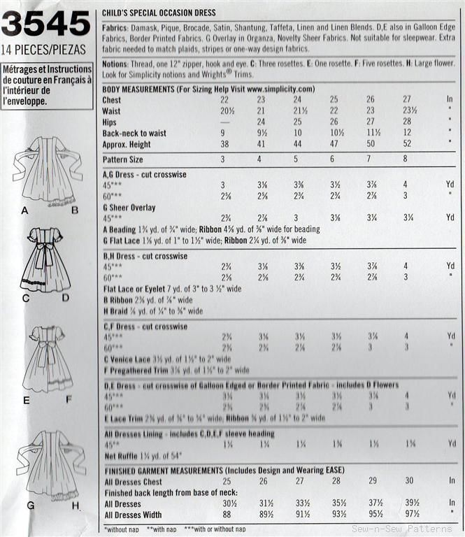 Bridesmaid Flower Girl Fancy Dress PATTERN Colonial  