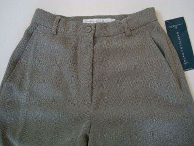 NWT Garfield & Marks Petites Sz 0P Cypress Green Claudia Trouser 