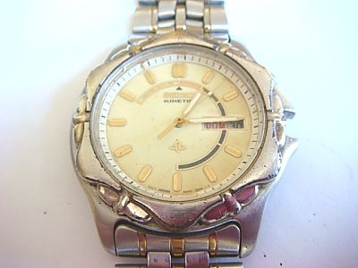 seiko kinitec 6 jewels qwartz made japan for parts repair