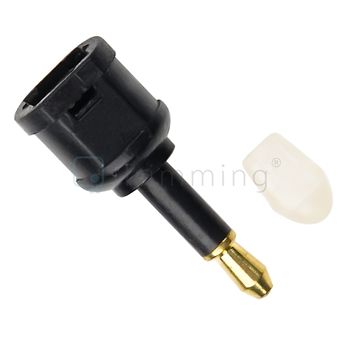 For Optical Toslink to Mini Fiber Optic Audio Adapter  