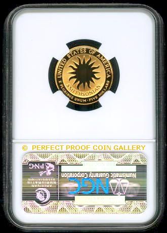 1996 SMITHSONIAN 4 COIN SET   NGC PF70 UC & MS70  