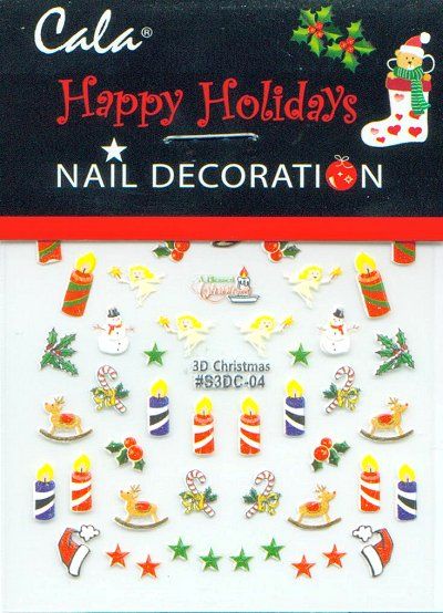 Description Cute nail decorations forfingers and toes Includes one 