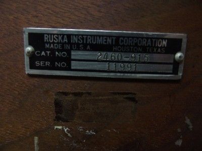 RUSKA DEAD WEIGHT SET 2460 PRESSURE GAUGE 2460 915  