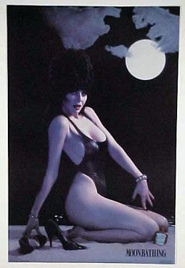 Elvira Moonbathing Poster    UNUSED Rolled  