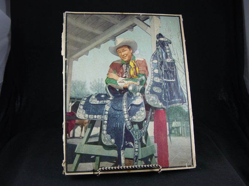 1950 Roy Rogers Picture Jigsaw Puzzle  