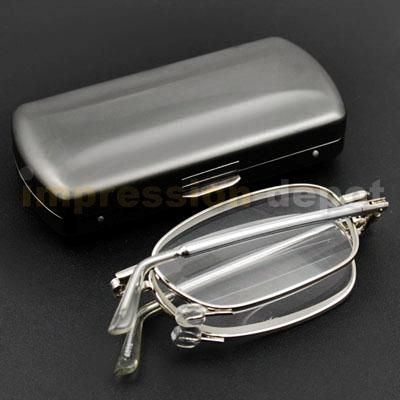 Lightweight Folding Reading Eyeglasses & Matching Case  