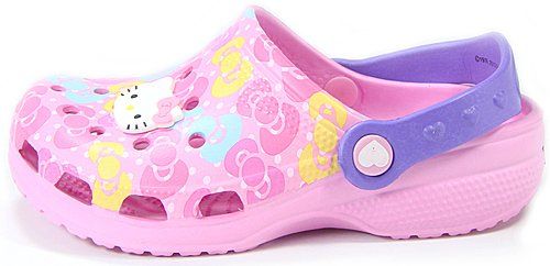   Kitty crocs Sandals★Kids/Girls Flip Flops Pool Beach Shoes Pink