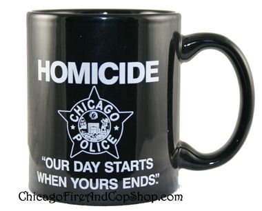Homicide Coffee Mug Chicago Police Department 6230  