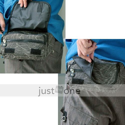 Mens Outdoor biking Messenger Nylon Waist Pack Bag  