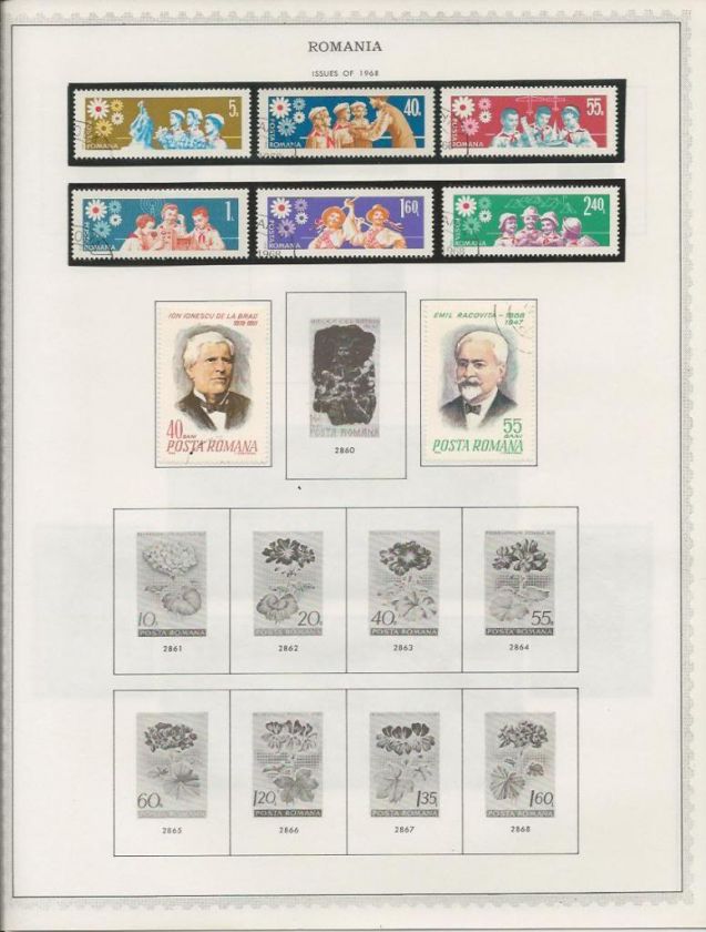 ROMANIA   Extensive, Clean Mint and Used Collection on Pages  