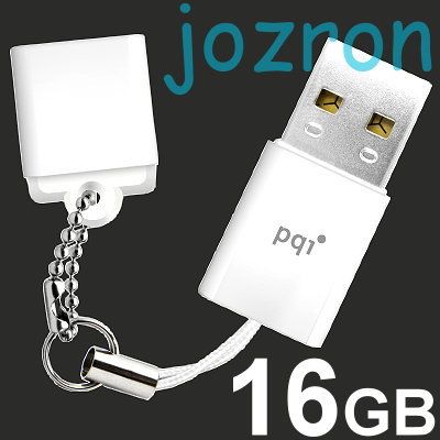 PQI U819L 16GB 16G USB Flash Pen Drive Stick Disk White  