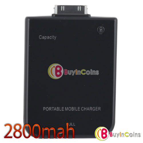   Portable External Battery Charger for Apple iPad iPad 2 Output 2.1A