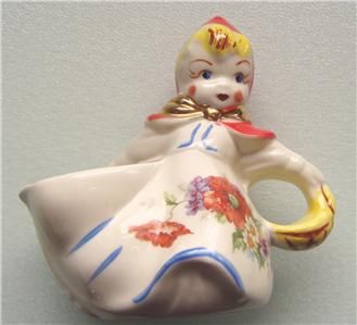 Authentic Vintage Hull LITTLE RED RIDING HOOD Creamer  