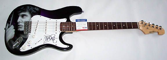 John Mayer Autographed Signed Airbrush Guitar & Proof PSA/DNA UACC RD 