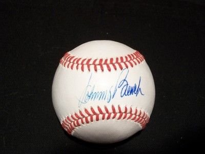 JOHNNY BENCH REDS HOF SIGNED BASEBALL JSA LOA  