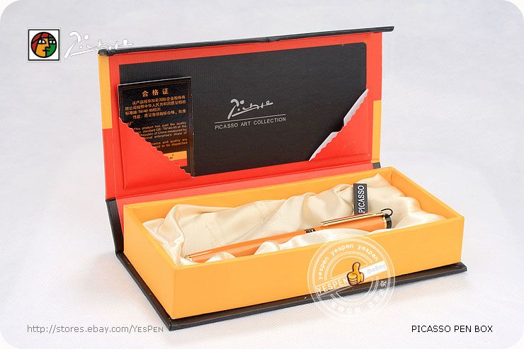 Picasso Fountain Pen PS 908 CENTURY PIONEER    Lacquered Orange